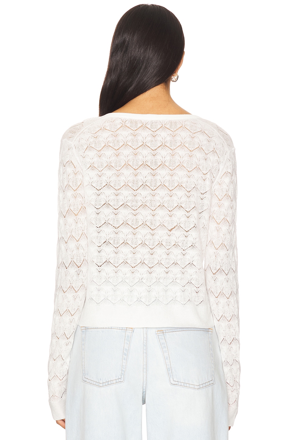Vince Lace Stitch Cardigan