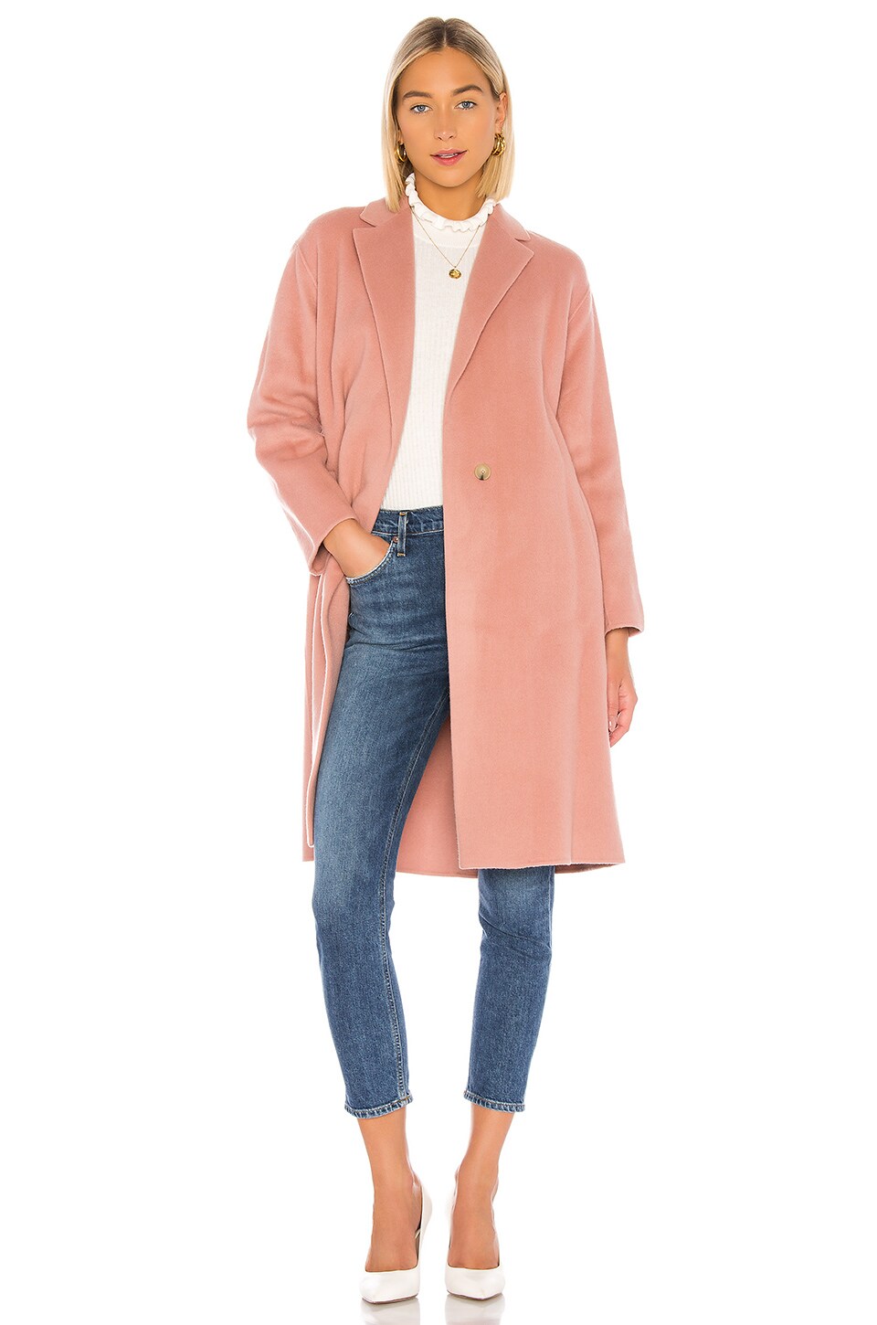 vince belted coat
