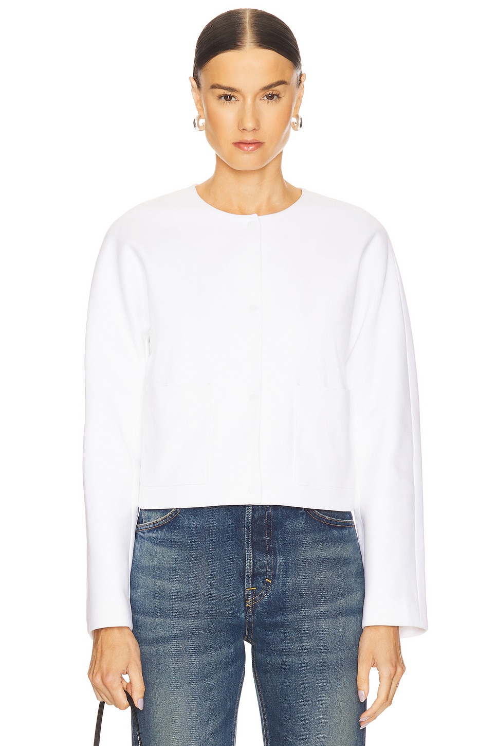 Collarless Jacket - Thumbnail 1
