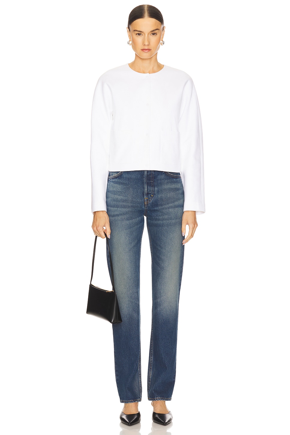 Collarless Jacket - Thumbnail 4