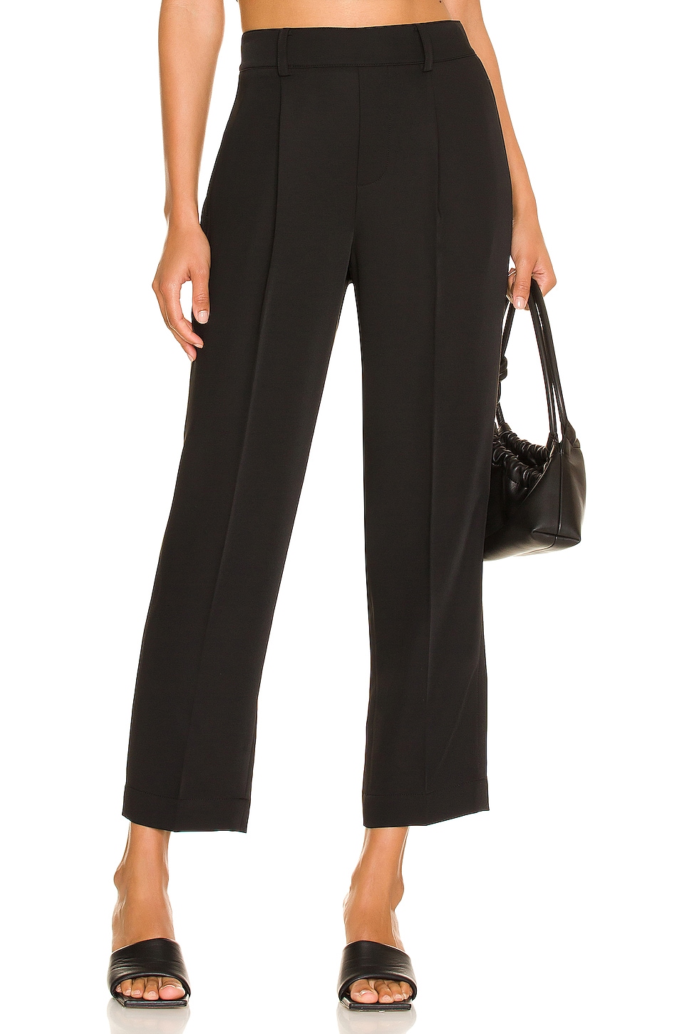 Vince Tapered Pull On Pant in Black | REVOLVE