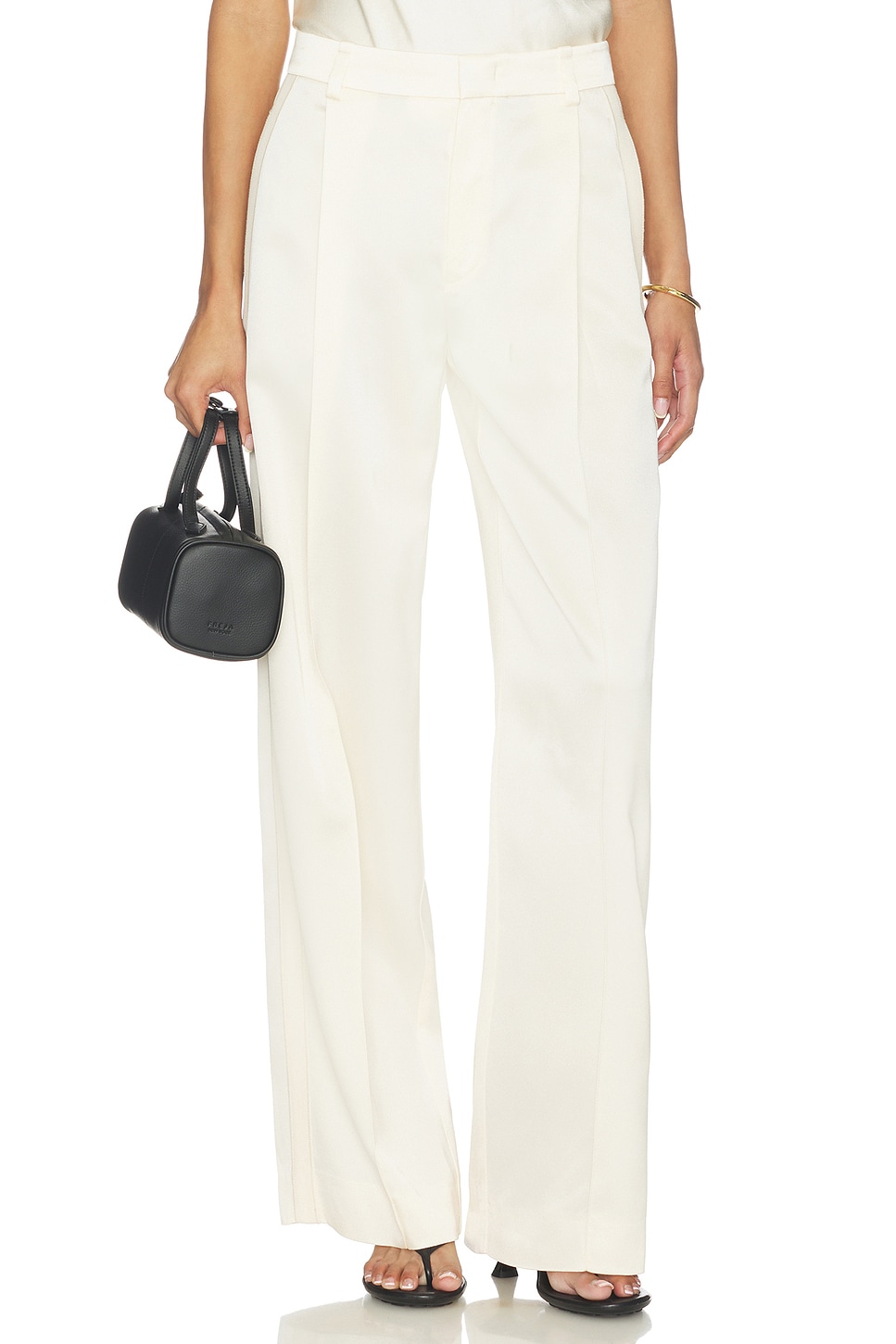 High Waist Satin Trouser - thumbnail 2