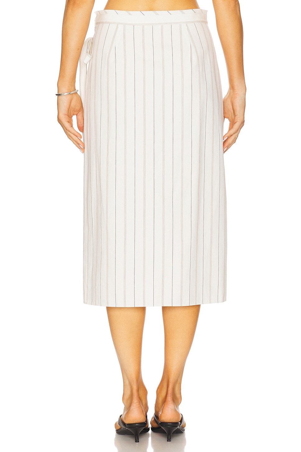 Seedling Stripe Wrap Skirt - Thumbnail 4