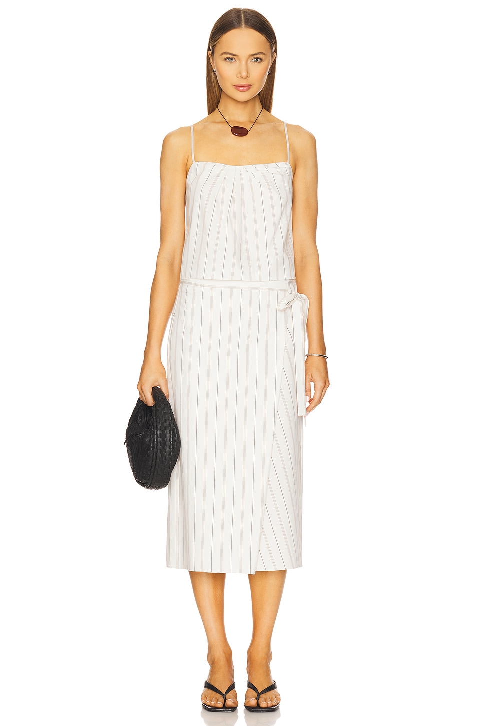 Seedling Stripe Wrap Skirt - Thumbnail 5