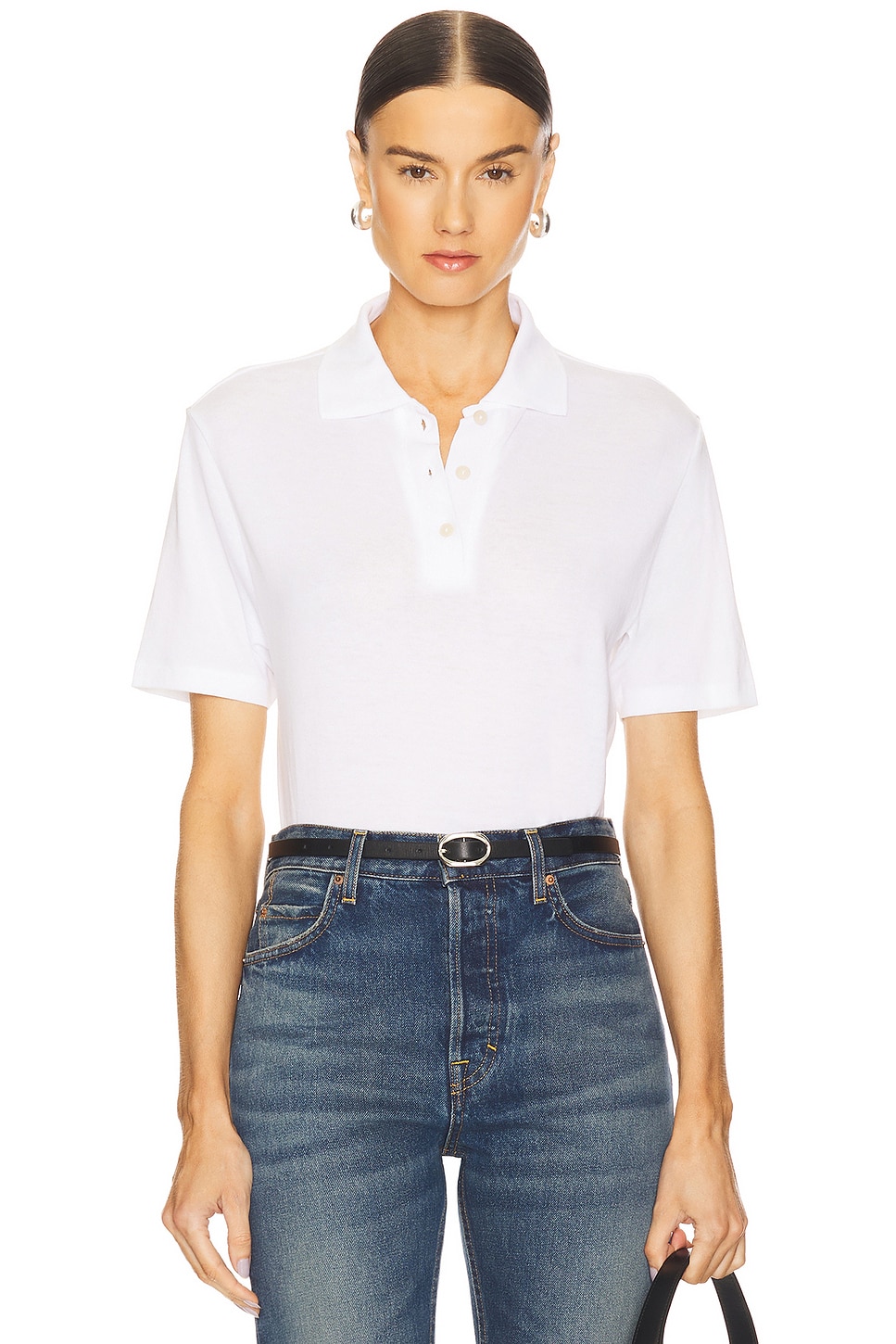 Vince EASY ショートスリーブポロ - Optic White | REVOLVE
