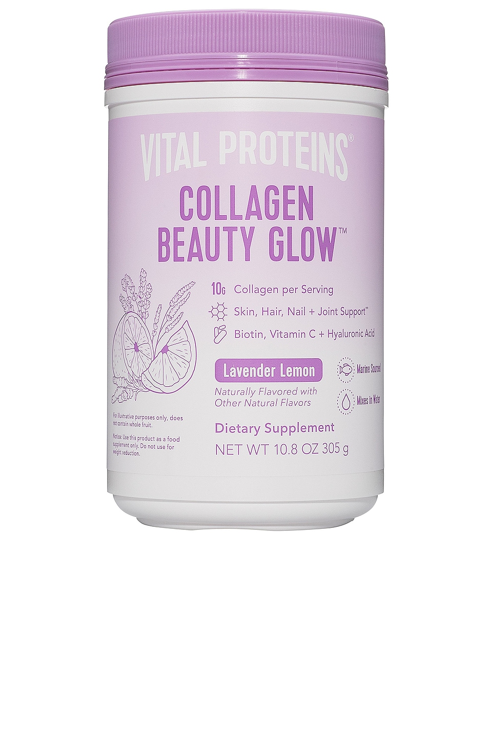 Vital Proteins Lavender Lemon Collagen Beauty Glow | REVOLVE