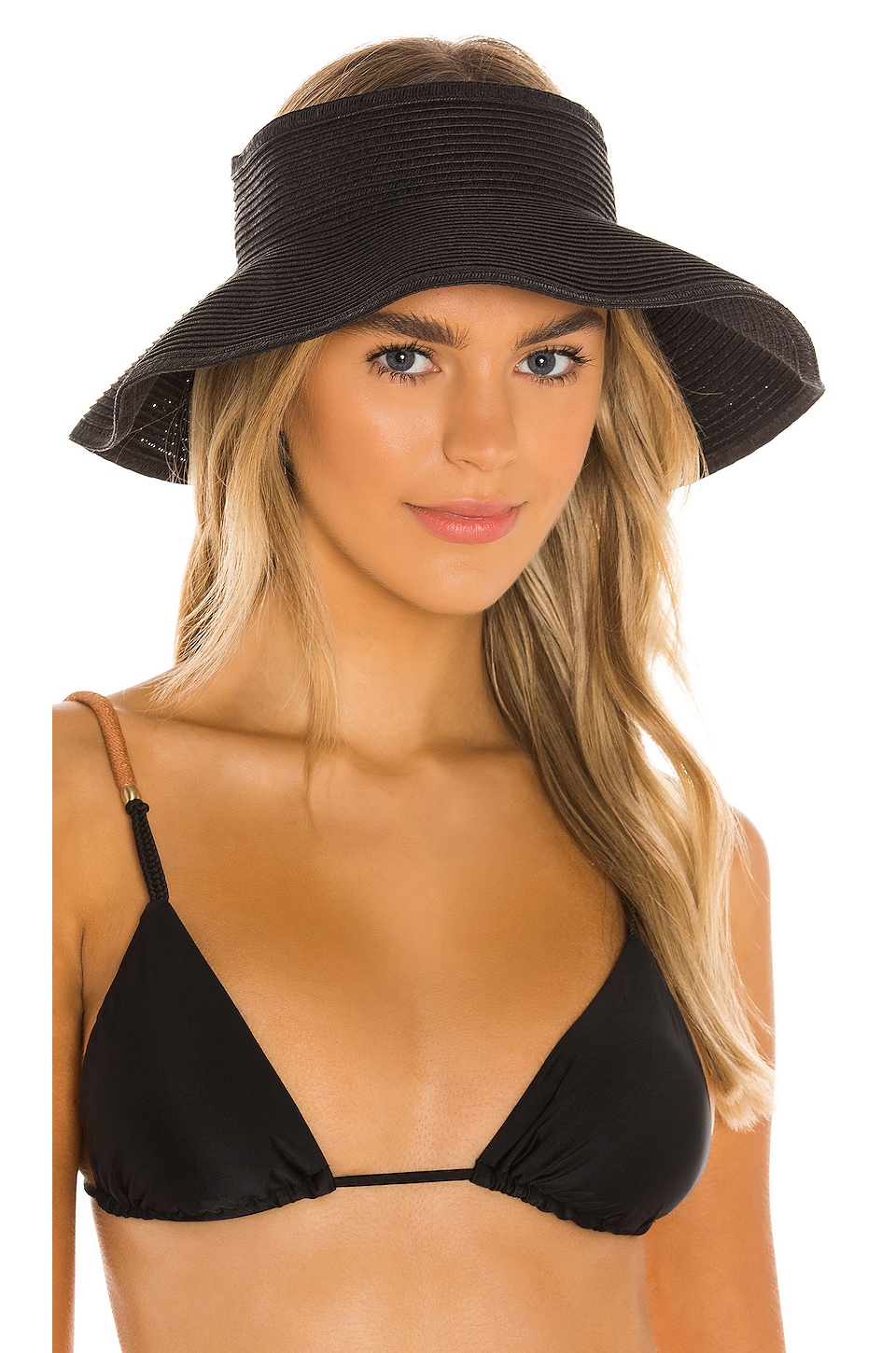 Vix Swimwear Visor in Black