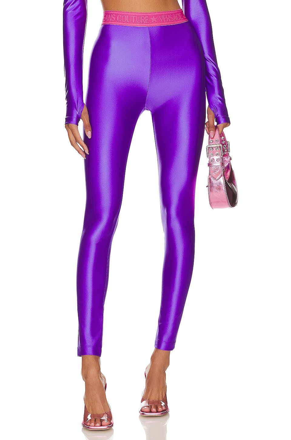 VERSACE JEANS COUTURE, Light purple Women's Leggings