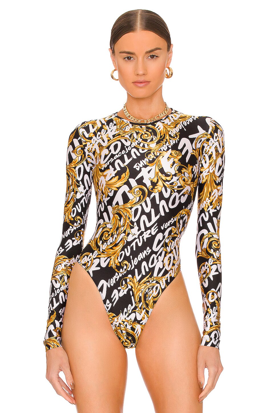 Versace Jeans Couture Bodysuit in Black