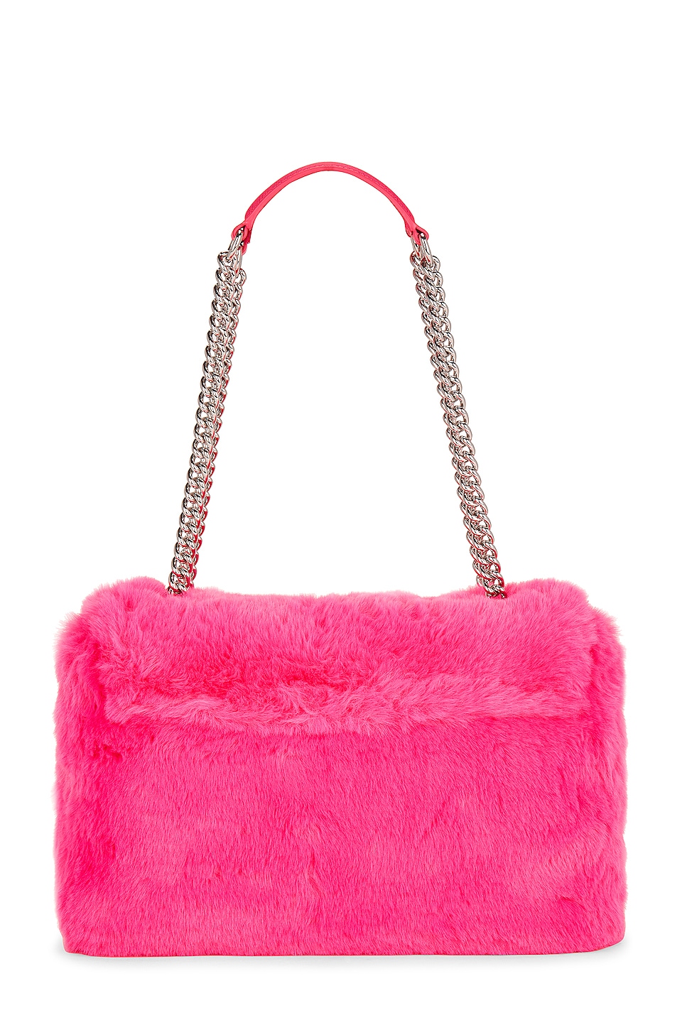 Versace Jeans Couture Fluffy Bag in Fuschia