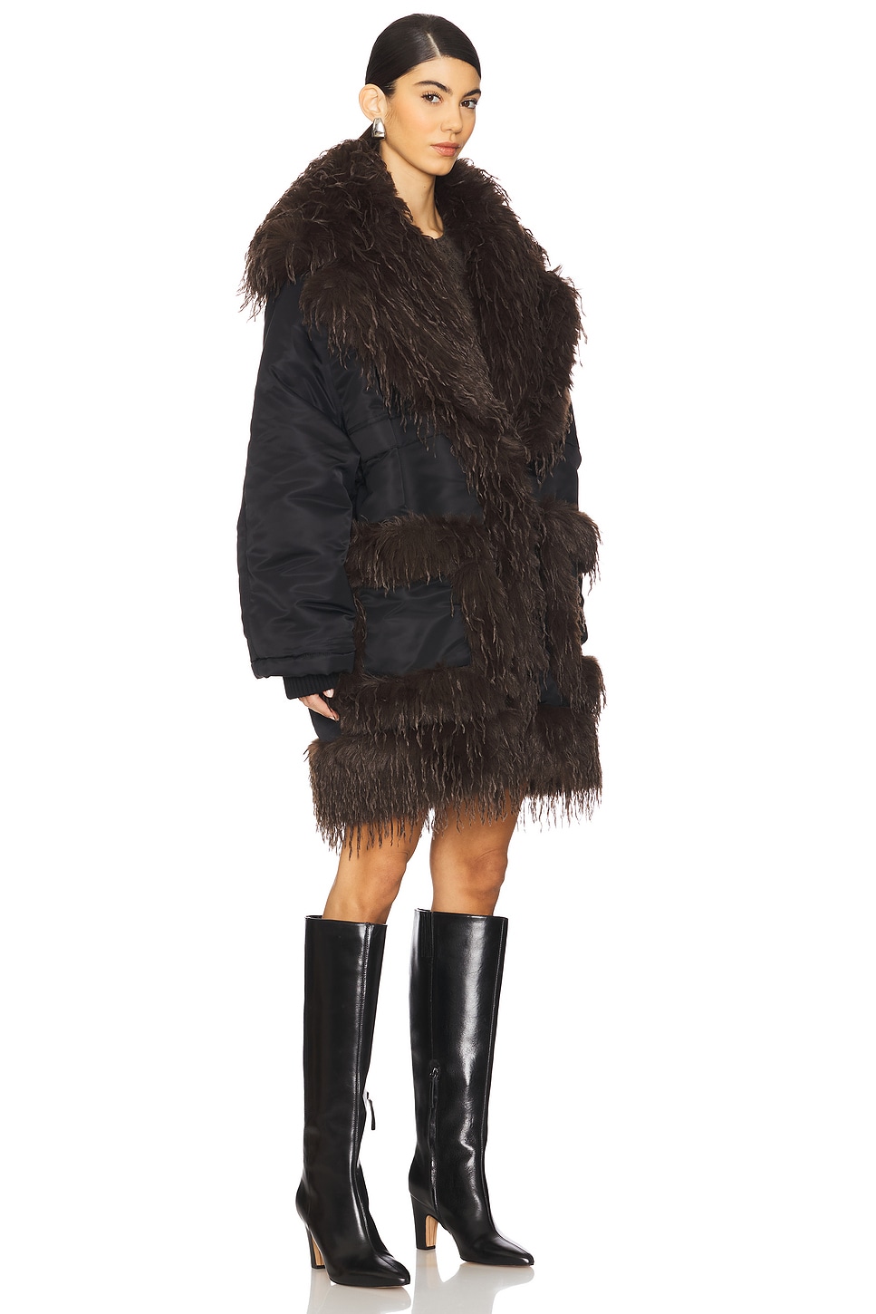Short Oversized Coat - Thumbnail 3