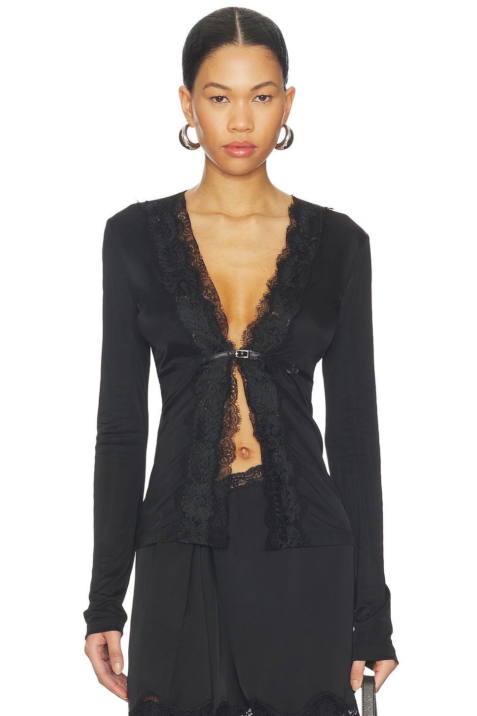 Long Sleeve Fitted Cardigan - thumbnail 2
