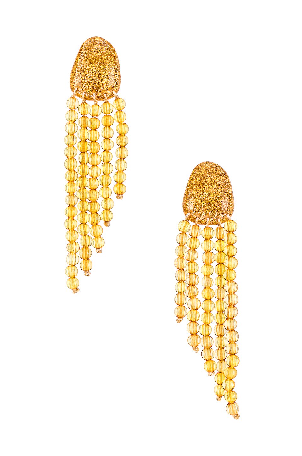 Valet Abis Earrings In Yellow
