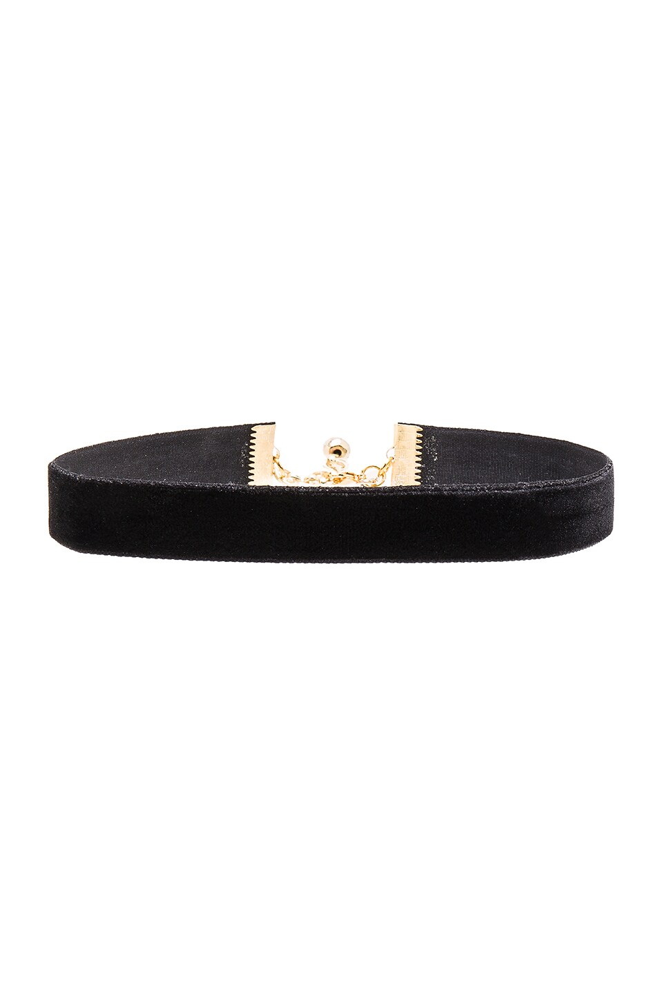 Vanessa Mooney Velvet Choker in Black