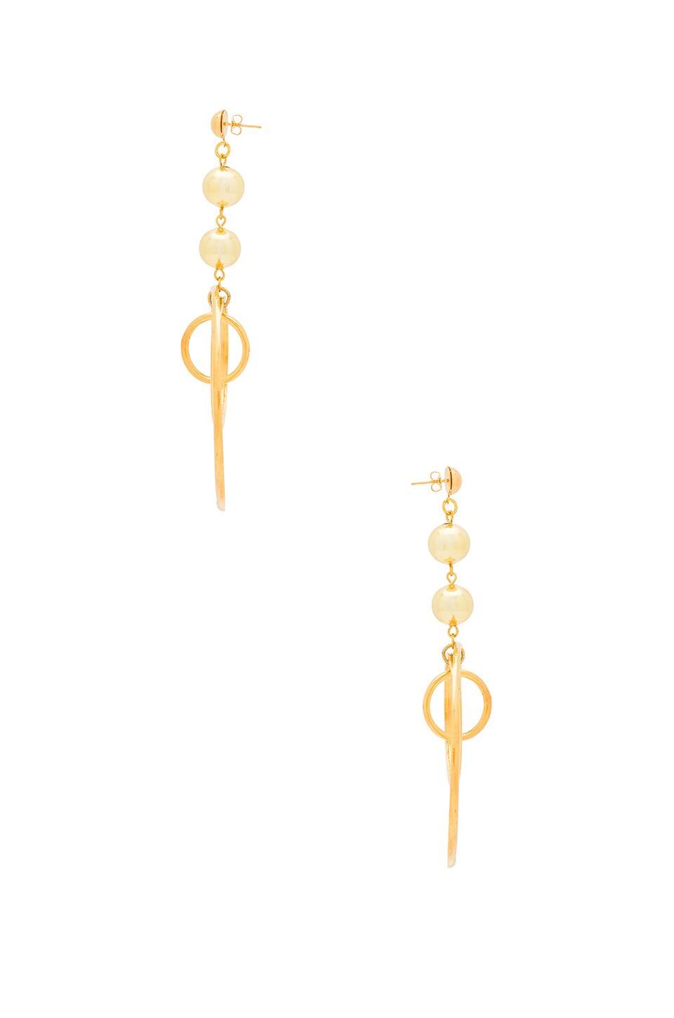 Vanessa Mooney Zelda Hoop Earrings in Gold REVOLVE