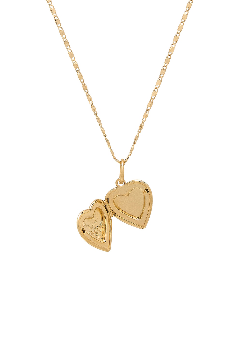view 1 of 2 The Heart Locket Necklace in Gold