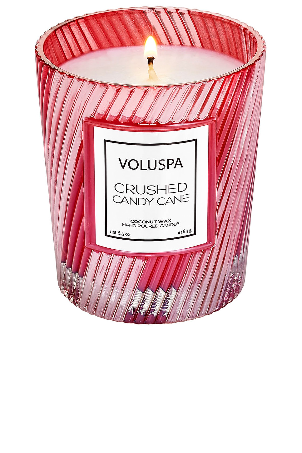 Crushed Candy Cane 6.5oz Classic Candle - thumbnail 3