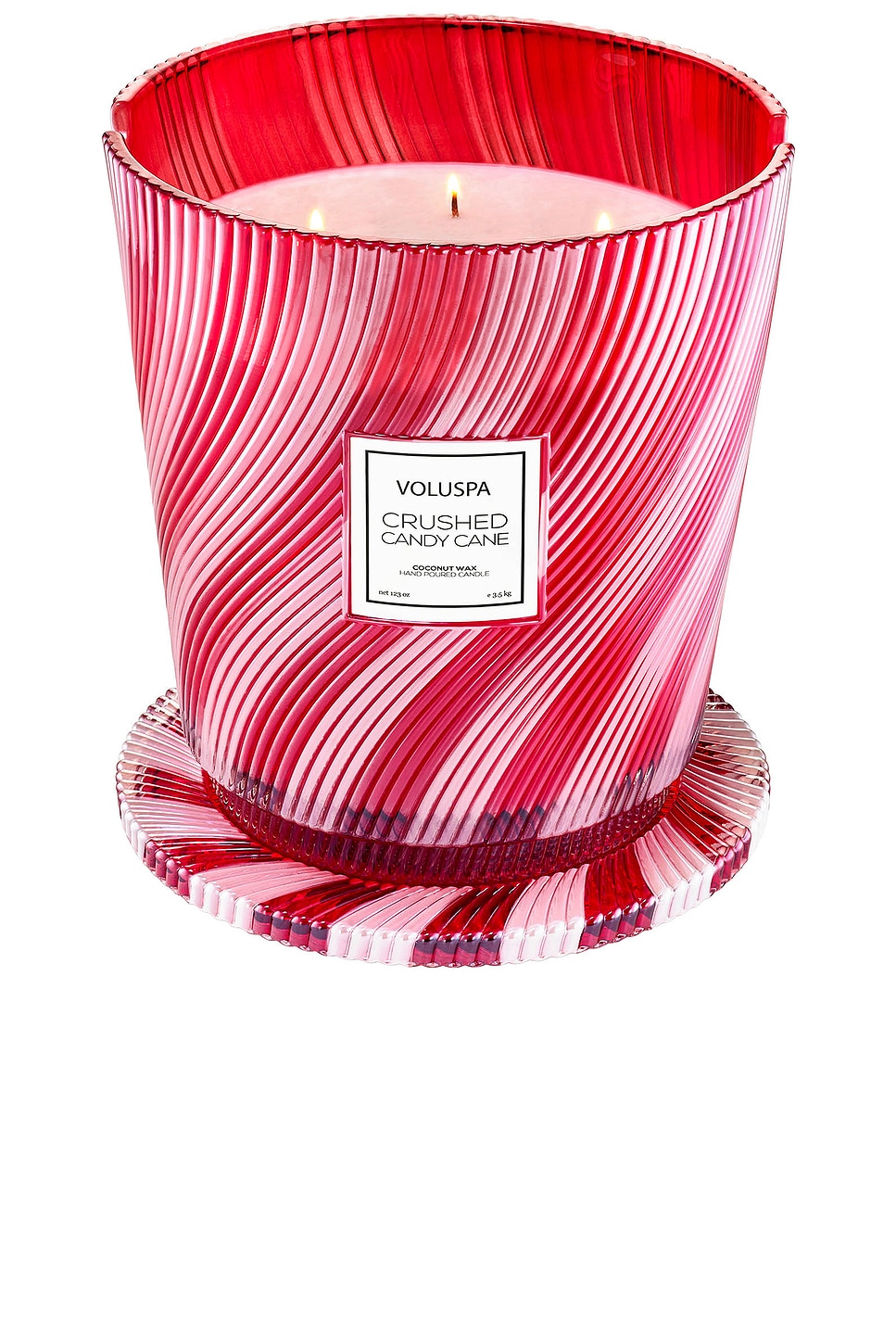 Crushed Candy Cane 5-Wick Hearth Candle - thumbnail 3