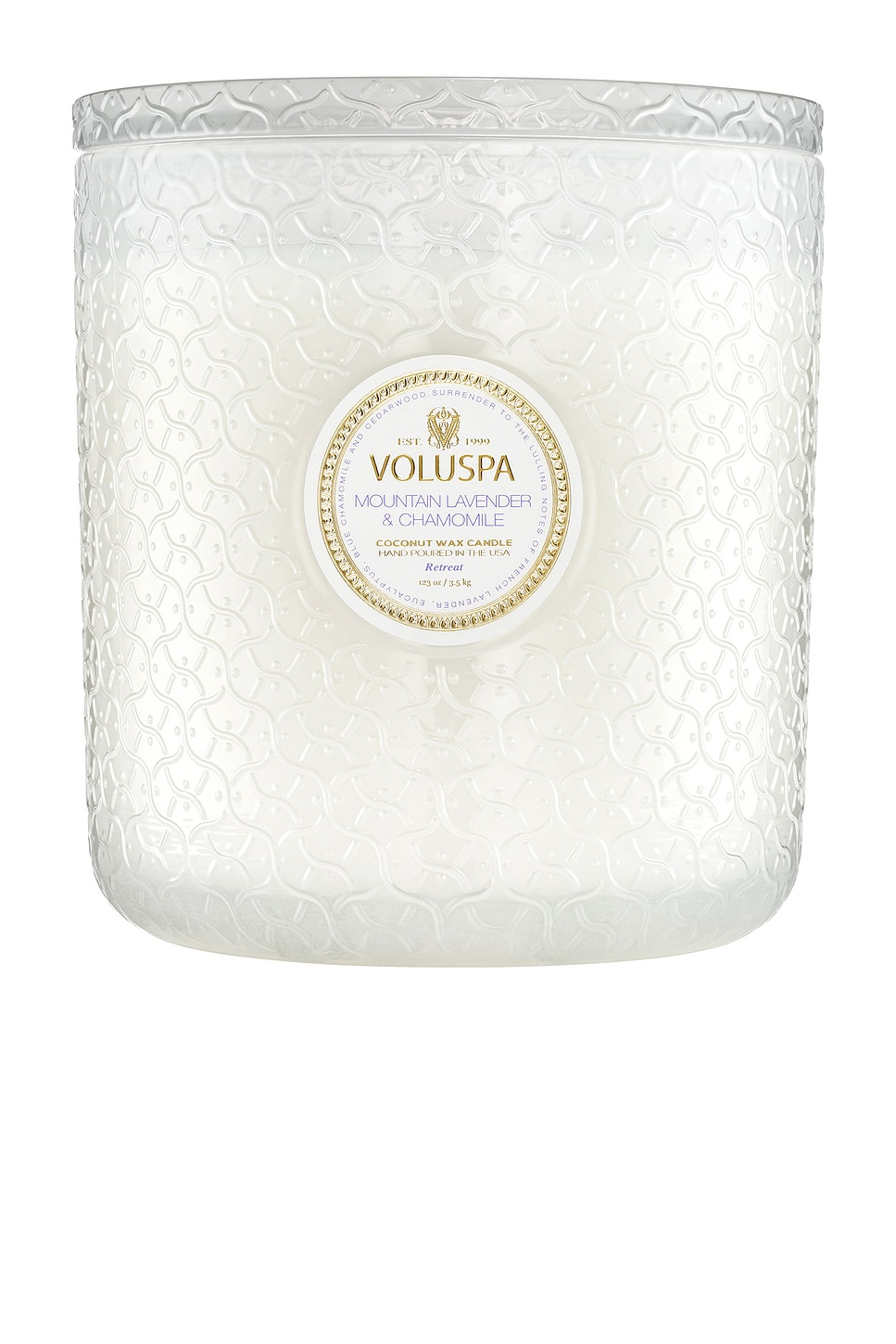 Mountain Lavender & Chamomile 5 Wick Hearth Candle - thumbnail 2