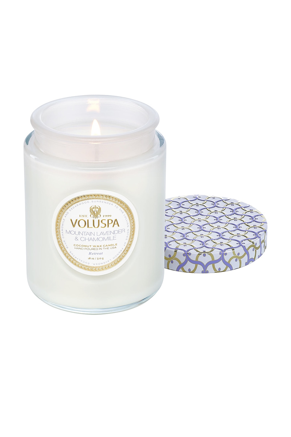 Mountain Lavender & Chamomile Large Jar Candle - thumbnail 3