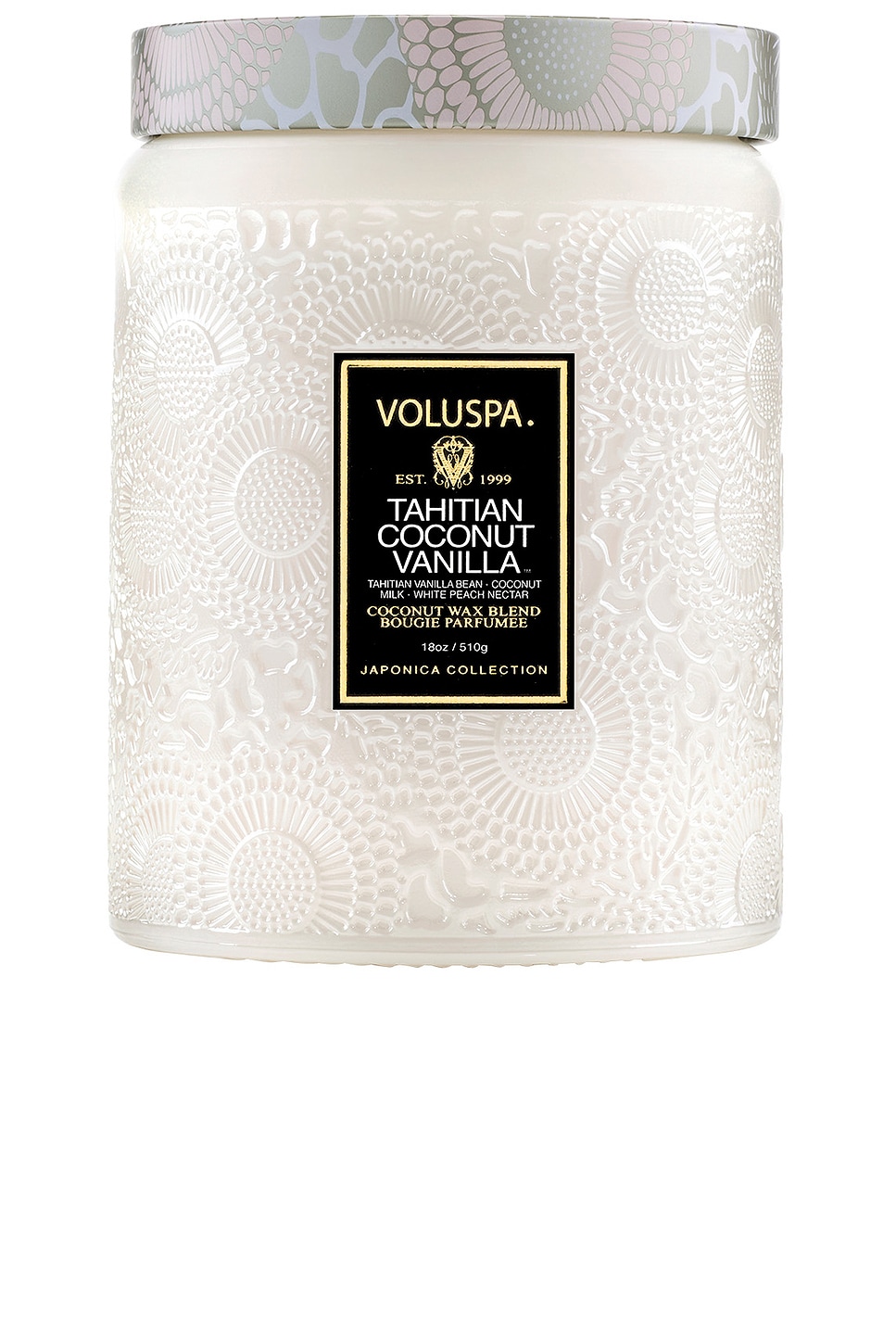 Tahitian Coconut Vanilla Large Jar Candle - thumbnail 2