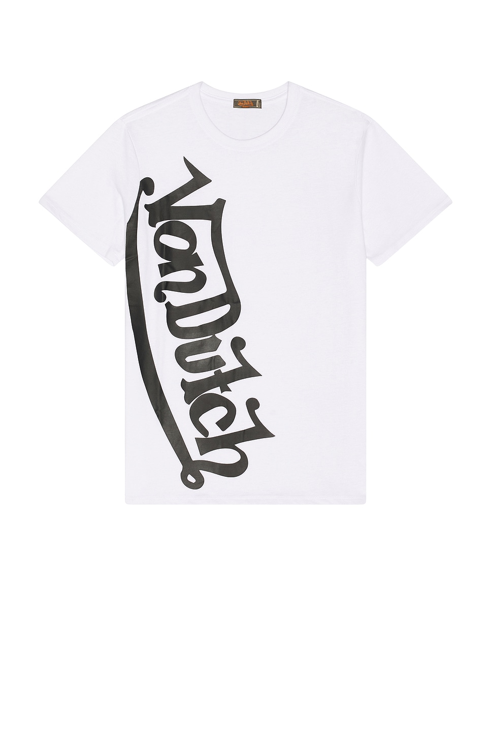 Von Dutch Vertical Logo Tee in Bright White | REVOLVE