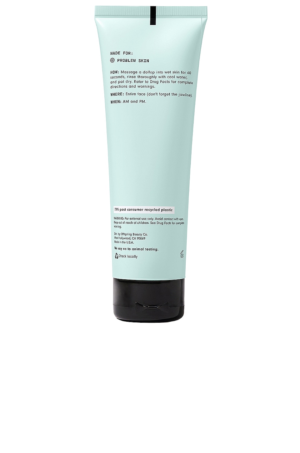 Shop Versed Keep The Peace Acne-calming Cream Cleanser In N,a