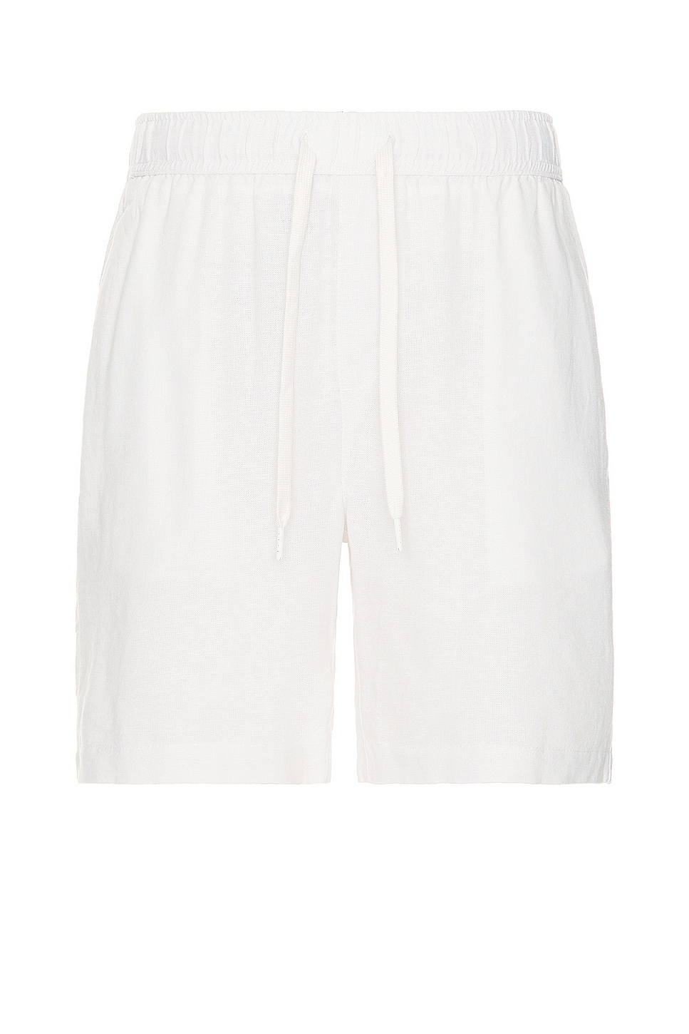 OAS Ecru Porto Waffle Shorts in Off White