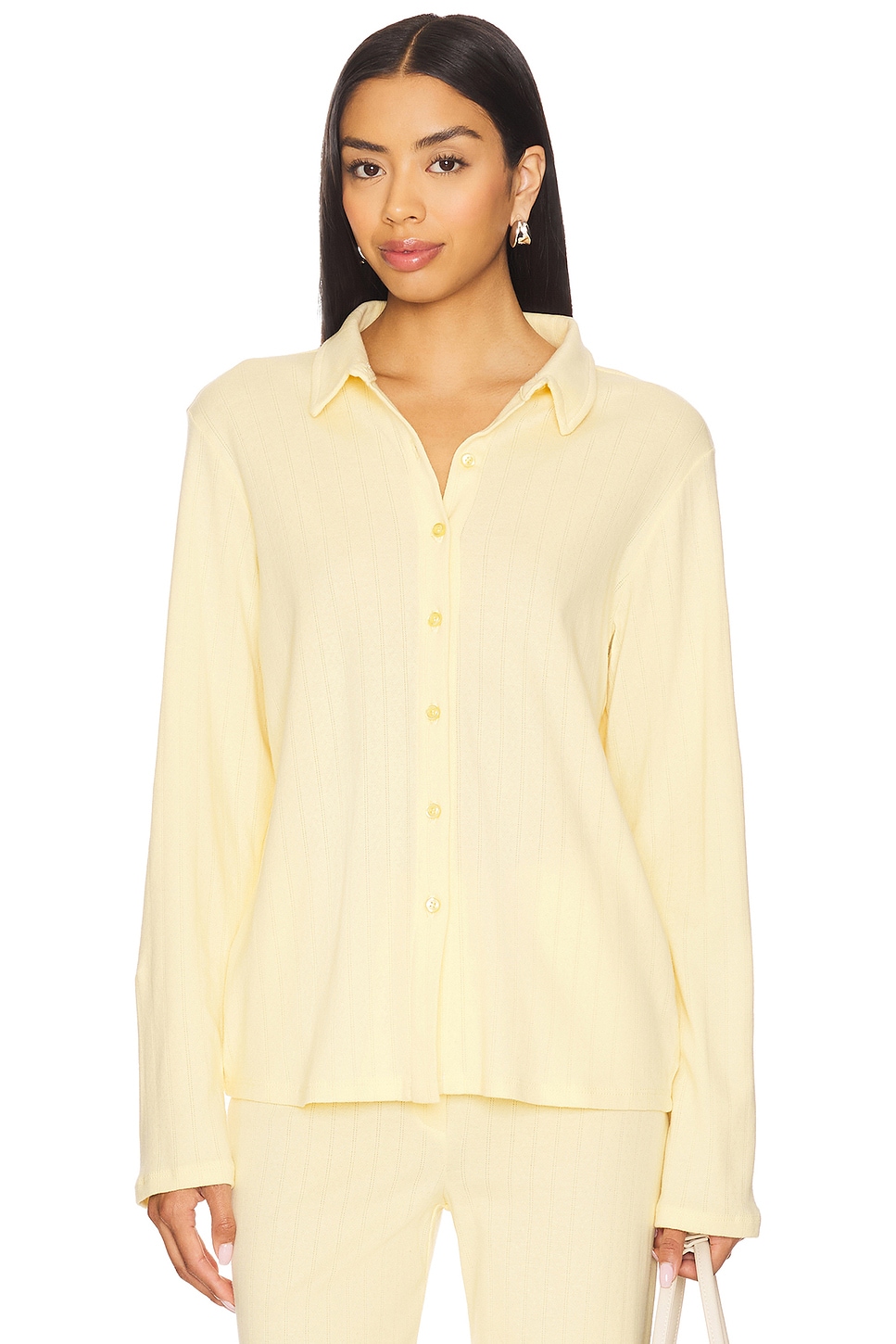 VIR VITA Eloise Pointelle Shirt