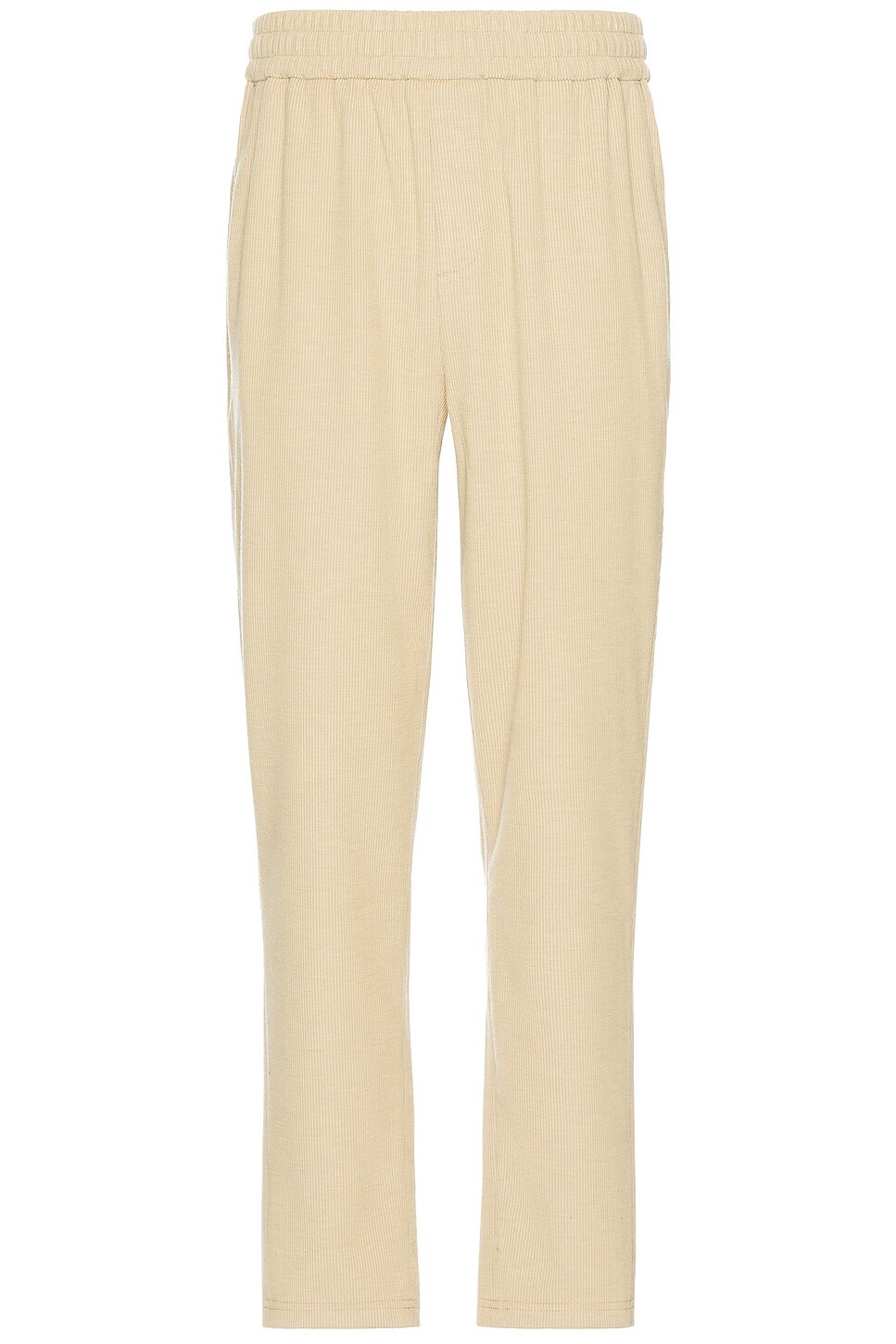 WAO Ribbed Knit Pant in tan | REVOLVE