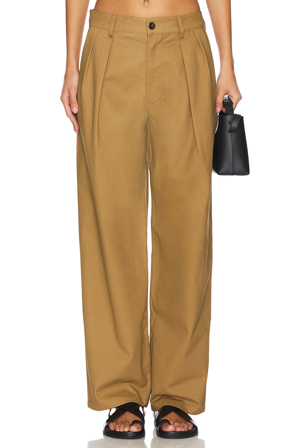Wide Leg Pleated Trouser