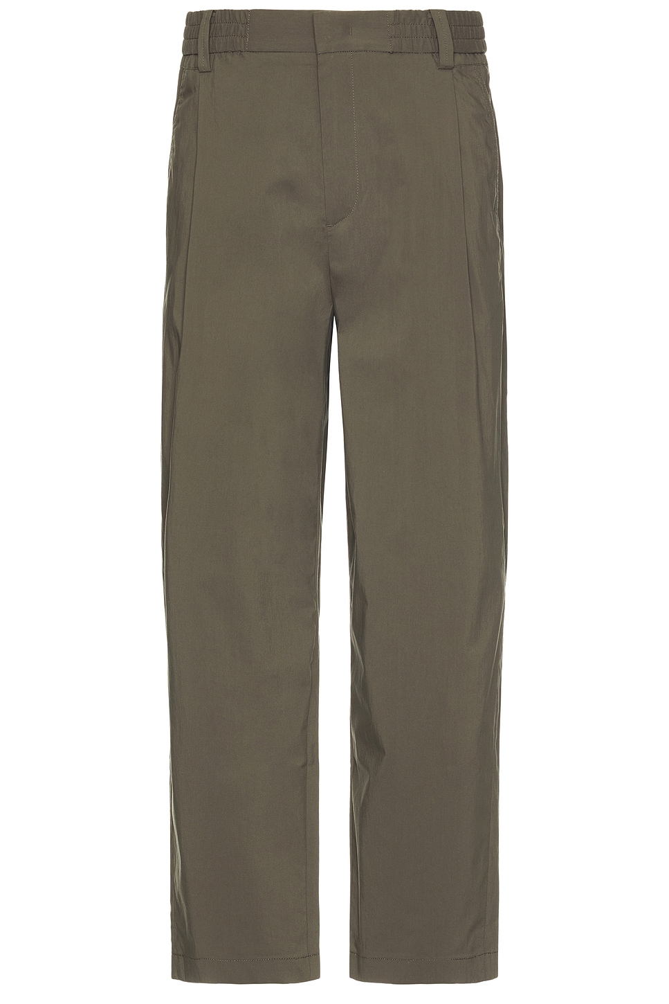 Relaxed Nylon Pleated Pant - Thumbnail 1