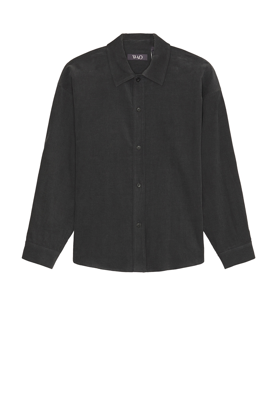 WAO Oversized Corduroy Shirt in charcoal | REVOLVE
