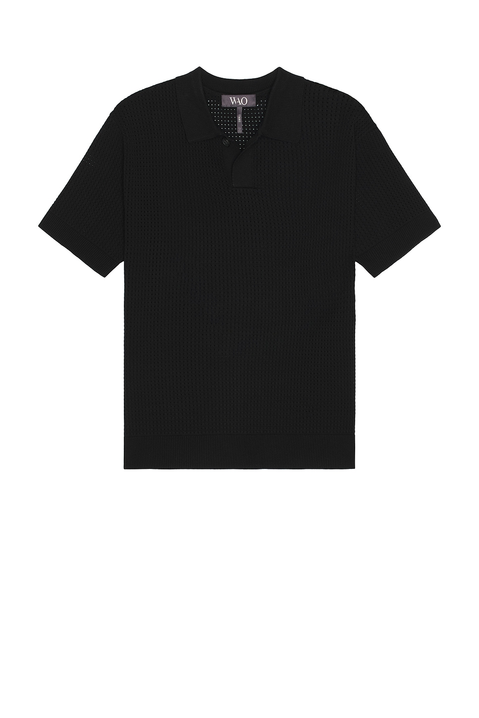 Relaxed Open Knit Polo