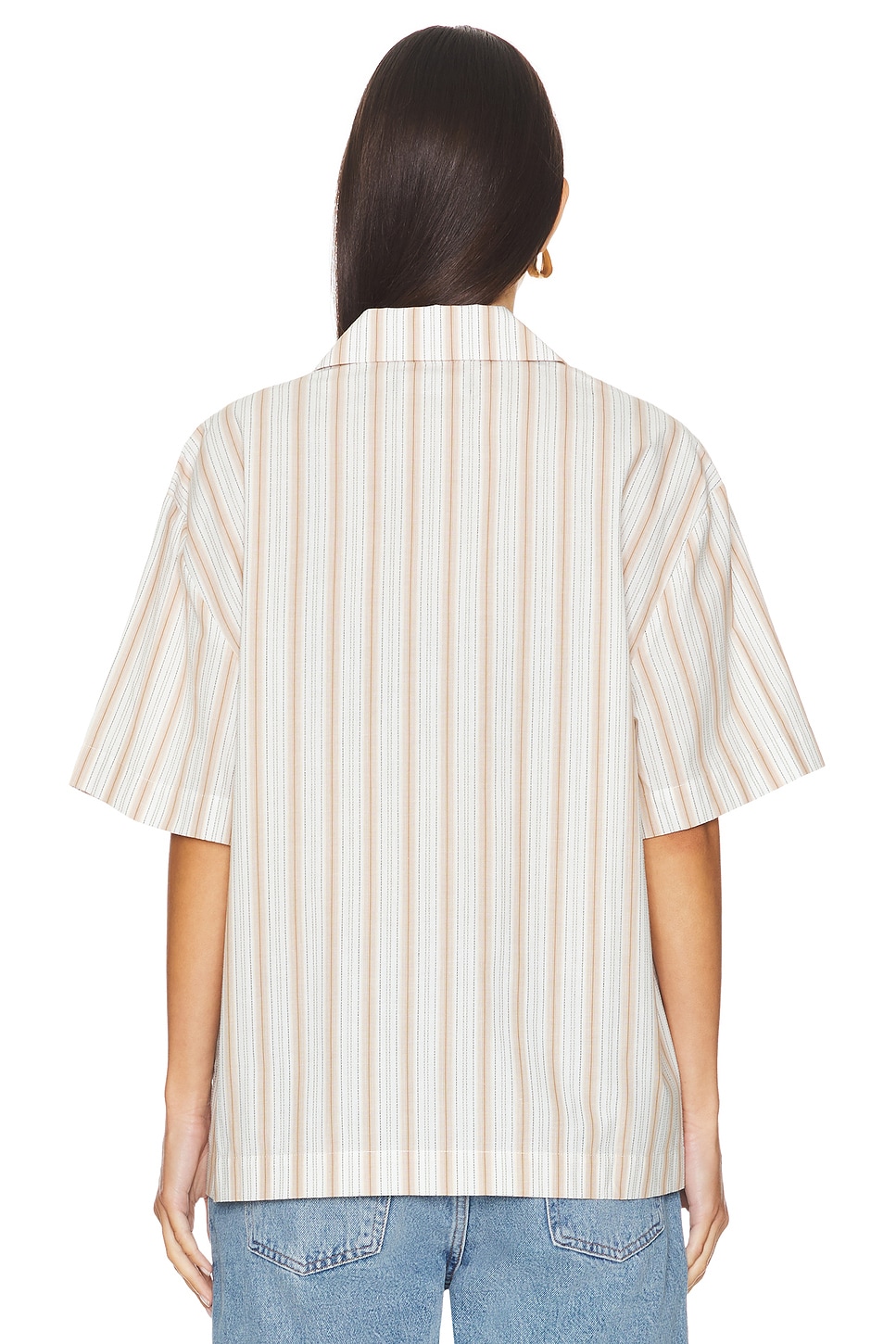 WAO Textured Stripe Camp Shirt thumbnail