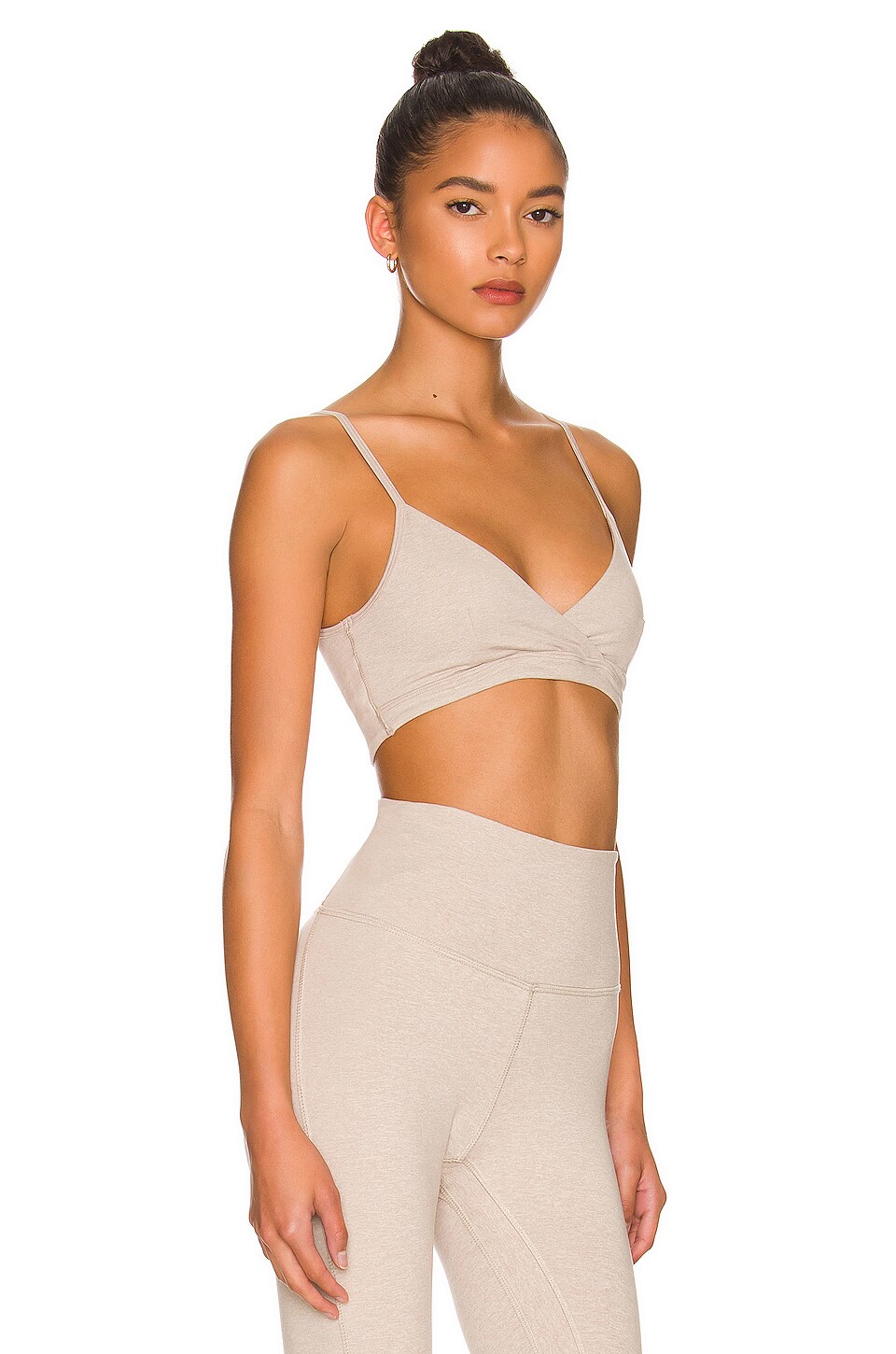 WellBeing + BeingWell LoungeWell Willow Sports Bra in Oat Heather
