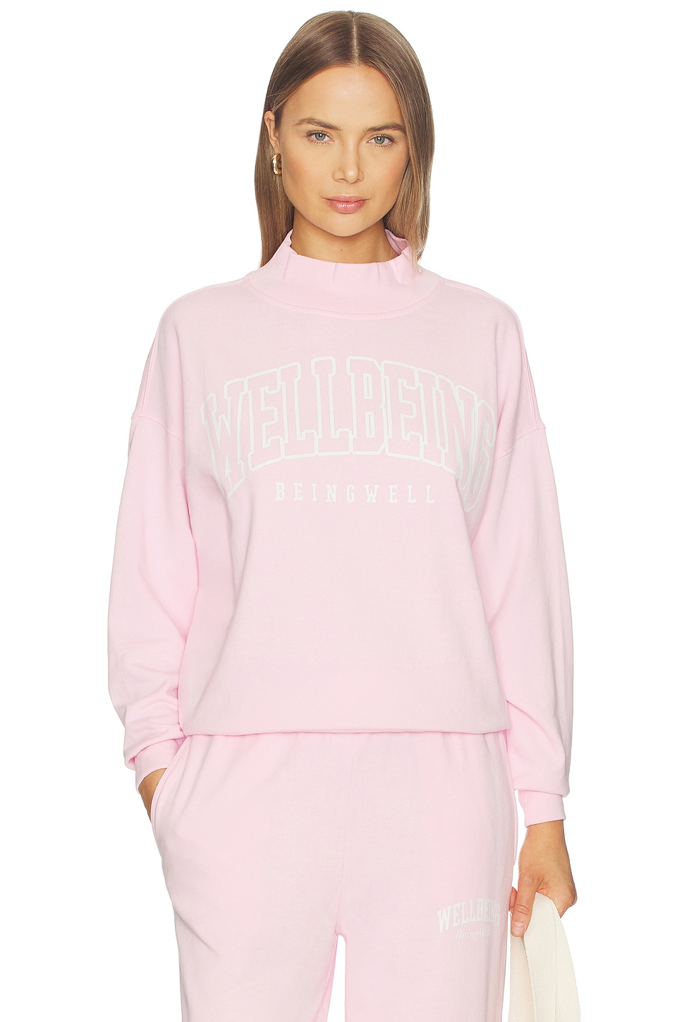 Shay Oversized Mock Neck Crew - thumbnail 2