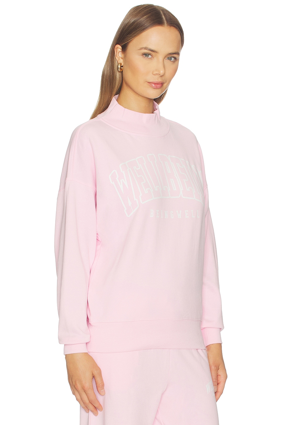 Shay Oversized Mock Neck Crew - thumbnail 3