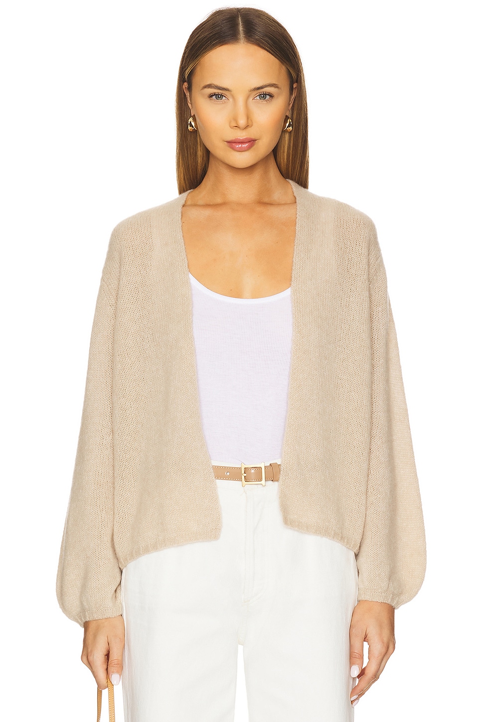 W. Cashmere Juniper Cardigan
