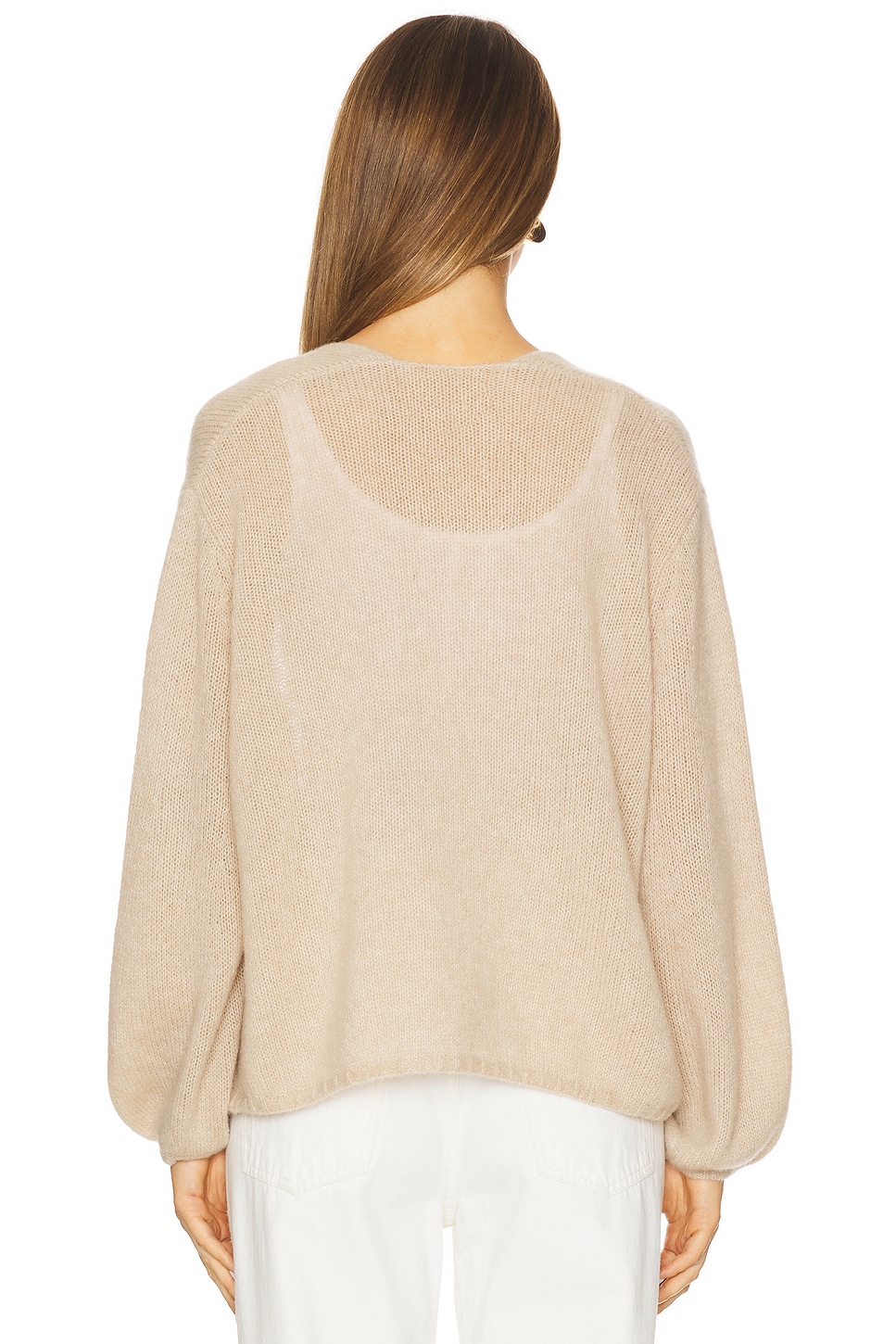 W. Cashmere Juniper Cardigan