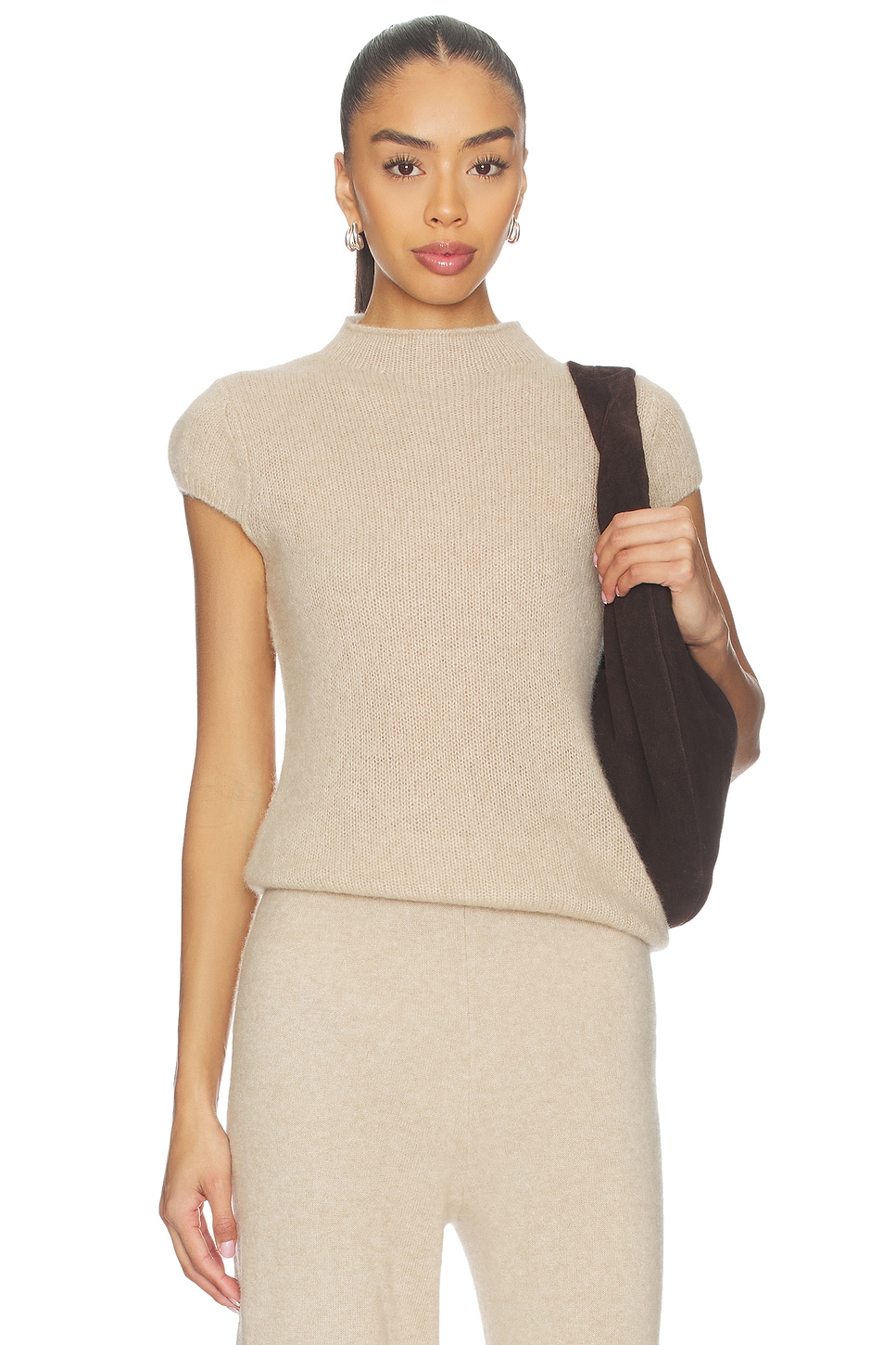 Brigitte Mock Neck Short Sleeve - thumbnail 2