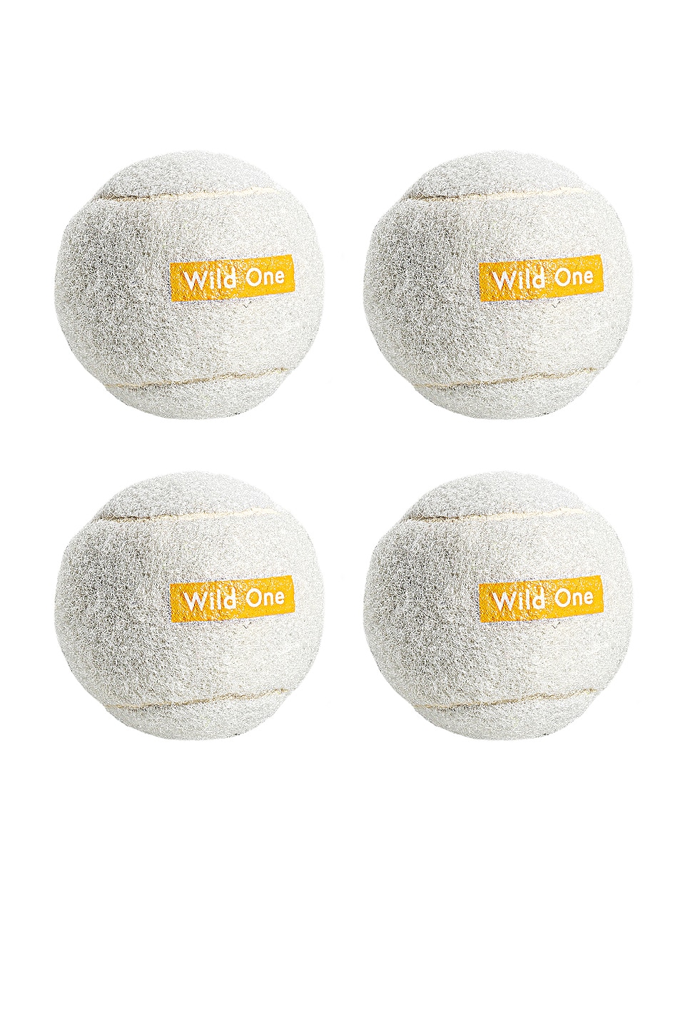 Wild One 4 Tennis Balls - White