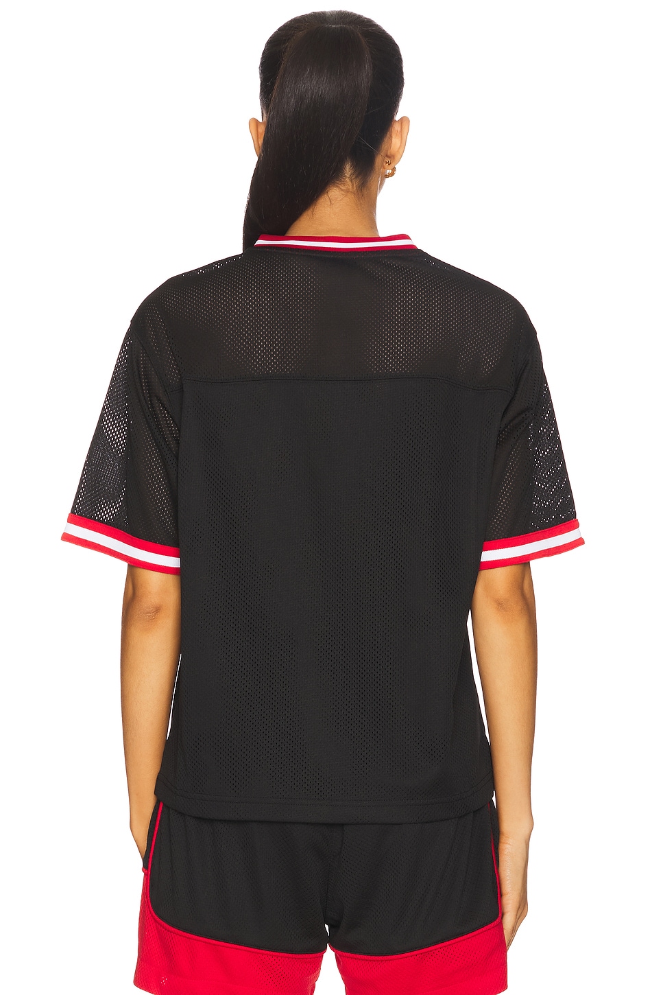 WE11 DONE Mesh Track T-shirt thumbnail