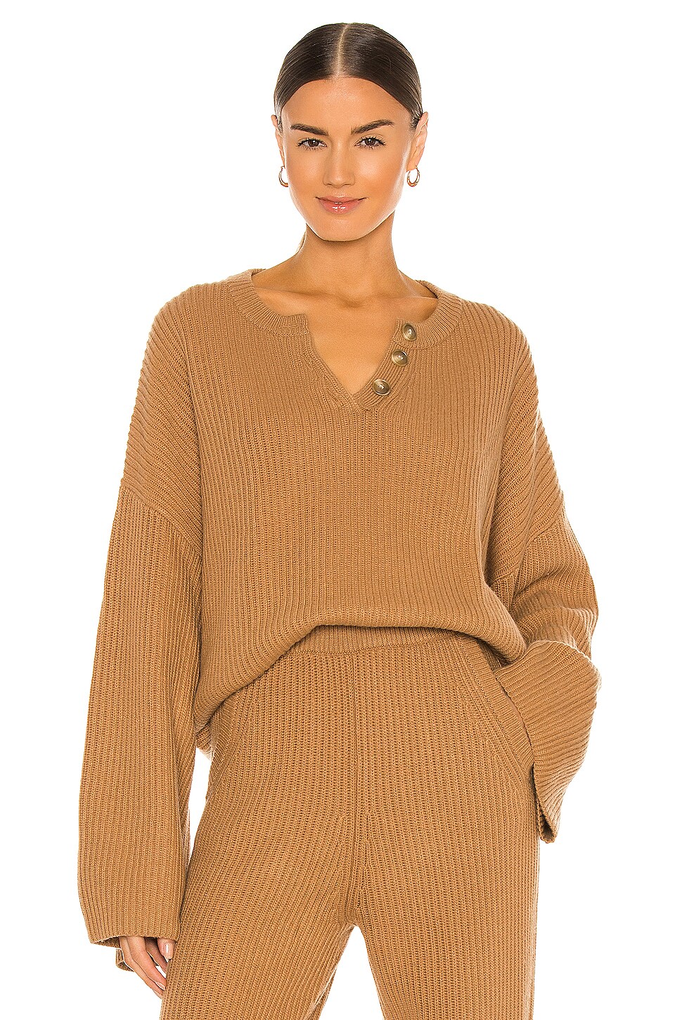 Tasmen Henley in Rib Knit - Final Sale