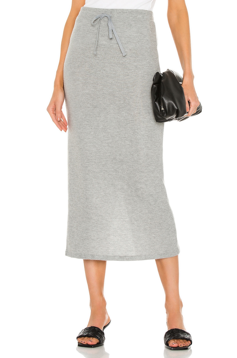 silver skirt revolve