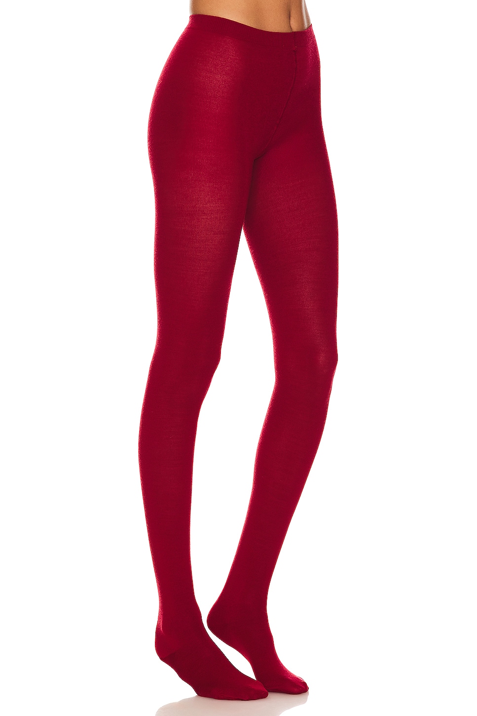 Wolford Merino Tights in Soft Cherry