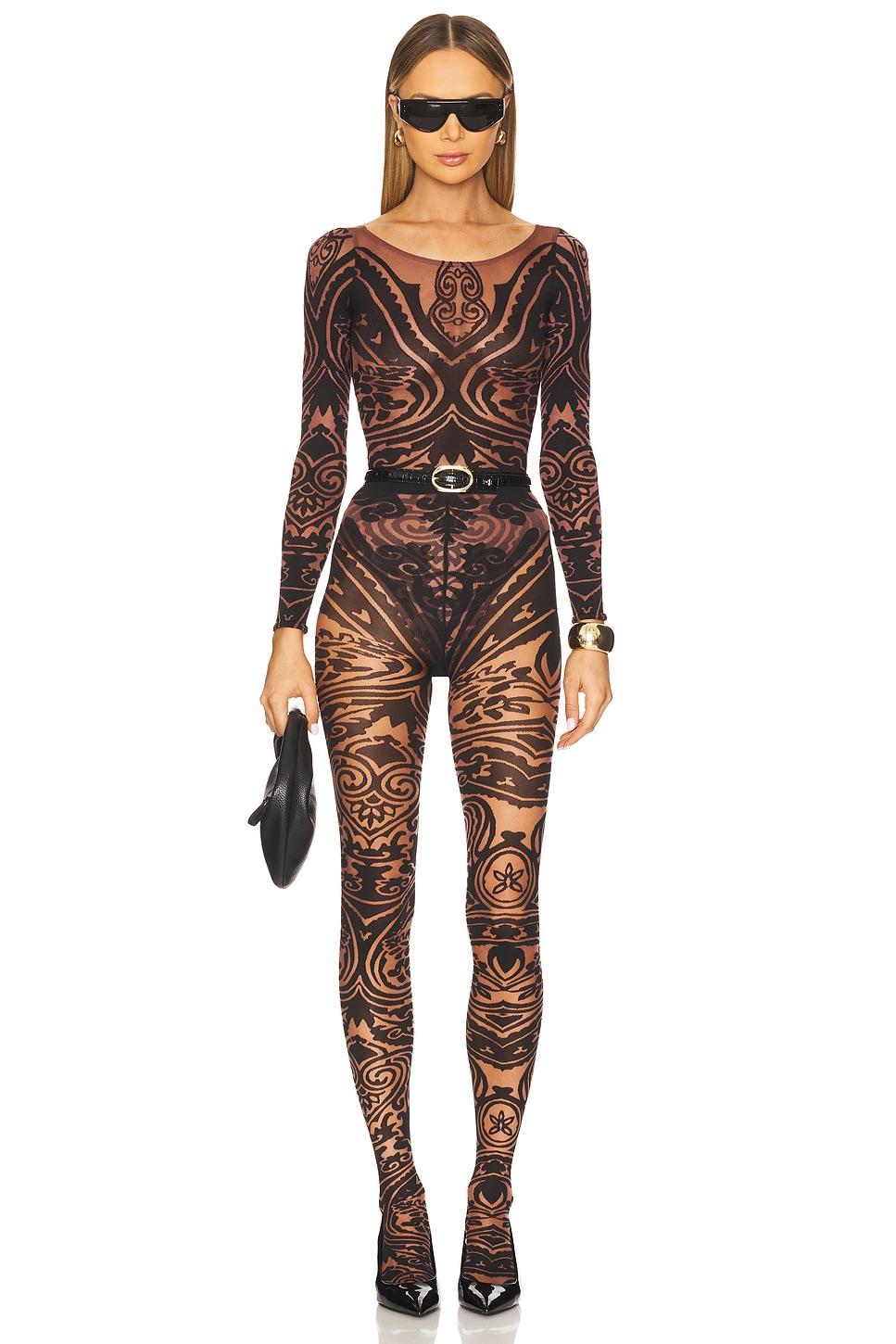 X Etro Body Tattoo Tights