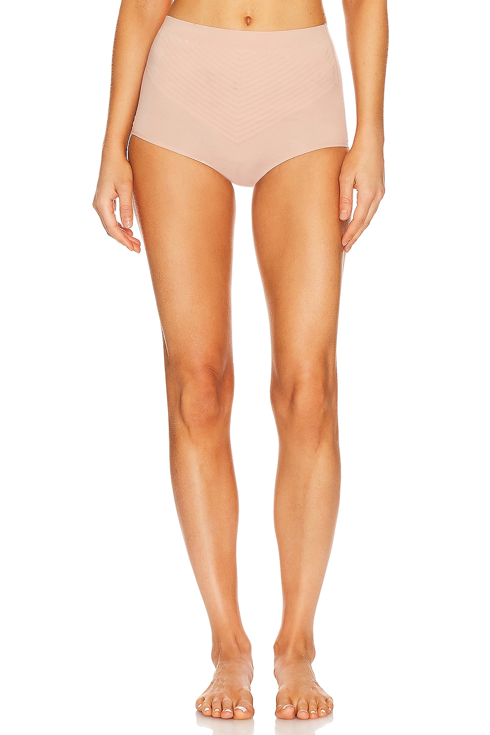 Wolford Cotton Control 3w High Waist Panty in Rose