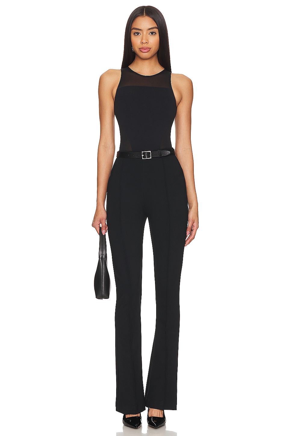 Wolford Sheer Opaque Bodysuit