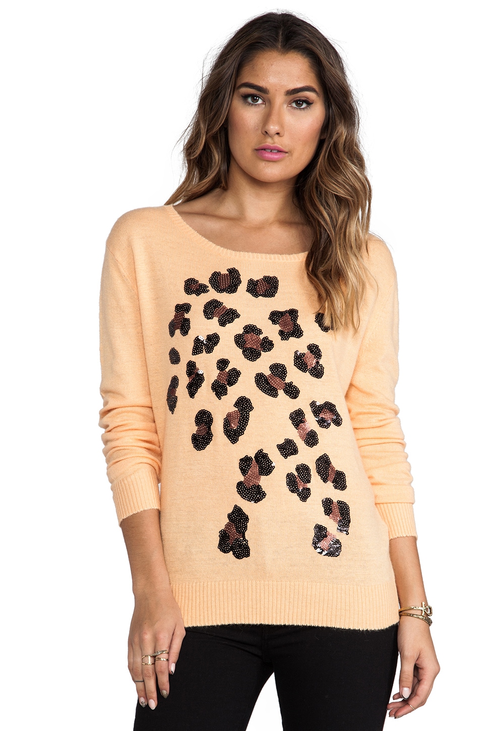 wildfox leopard sweater